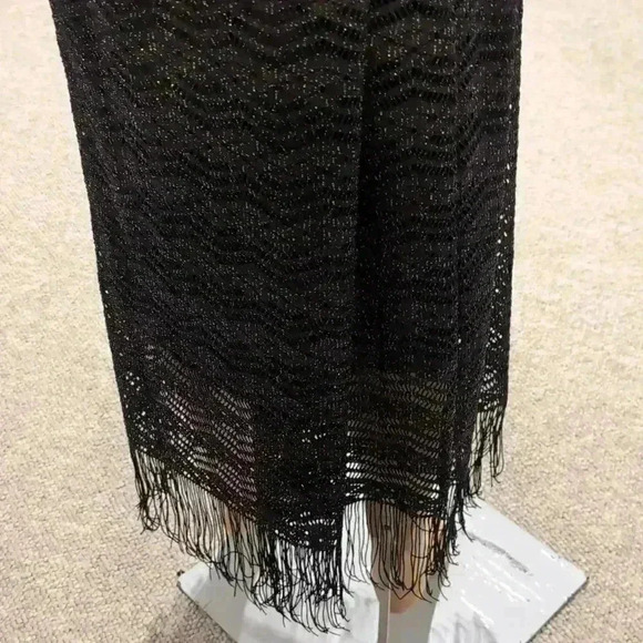 Cato fringe lurex Maxi skirt - Picture 5 of 9